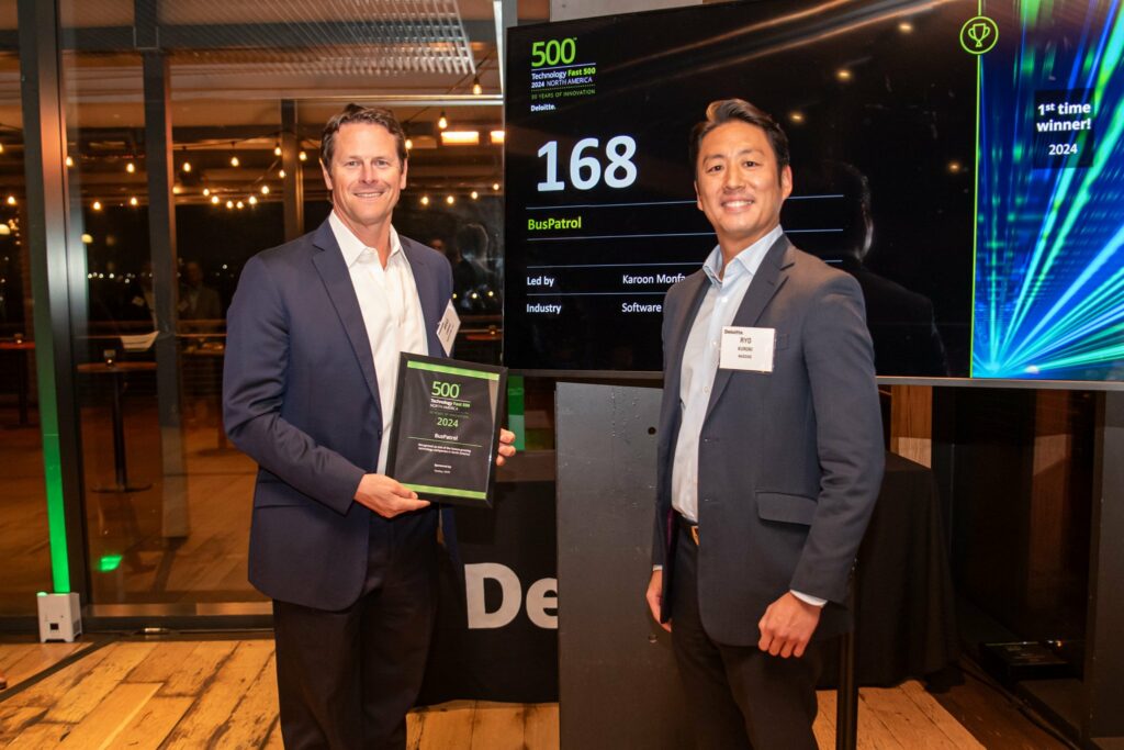 BusPatrol recognized on the 2024 Deloitte Technology Fast 500™