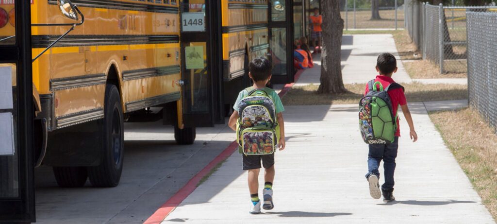 School bus safety program in Austin, Texas